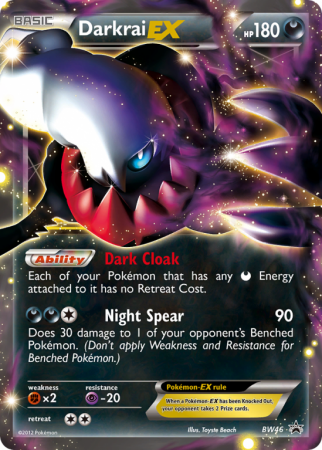 Darkrai-EX BW46/101 Black & White BW Black Star Promos