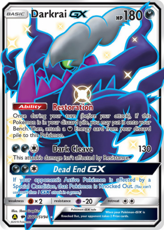 Darkrai-GX SV70/94 Sun & Moon Shiny Vault