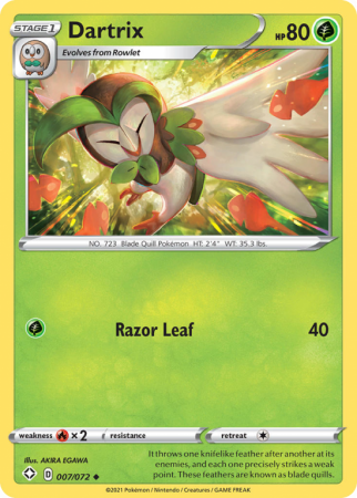 Dartrix 7/72 Sword & Shield Shining Fates