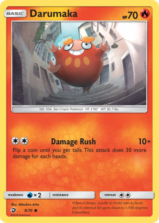 Darumaka 8/70 Sun & Moon Dragon Majesty