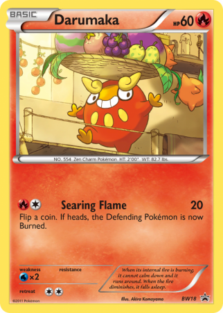 Darumaka BW18/101 Black & White BW Black Star Promos