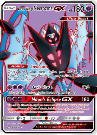 Dawn Wings Necrozma-GX 143/156 Sun & Moon Ultra Prism