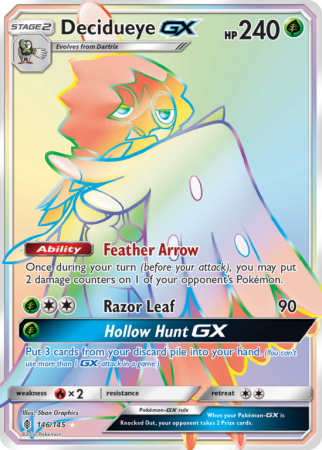 Decidueye-GX 146/145 Sun & Moon Guardians Rising
