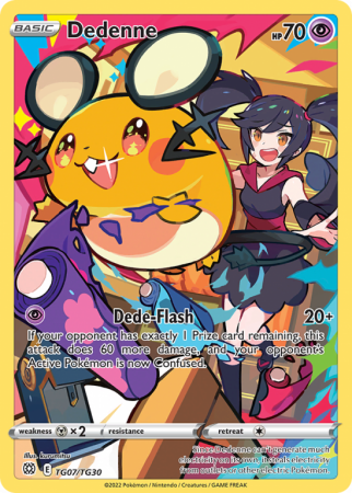 Dedenne TG07/30 Sword & Shield Brilliant Stars Trainer Gallery