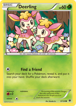 Deerling 8/124 XY Fates Collide