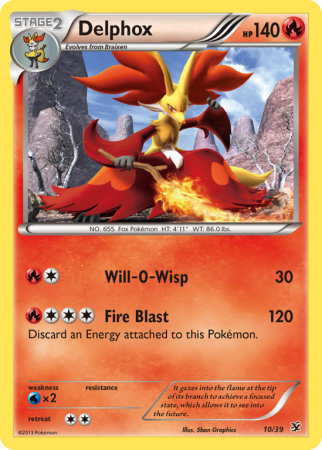 Delphox 10/39 XY Kalos Starter Set