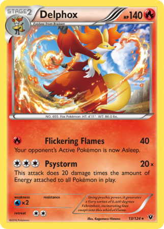 Delphox 13/124 XY Fates Collide