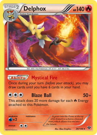 Delphox 26/146 XY XY