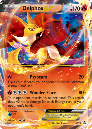 Delphox-EX XY19/183 XY XY Black Star Promos