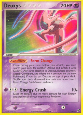 Deoxys 17/107 EX Deoxys