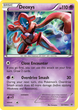 Deoxys 33/108 XY Roaring Skies