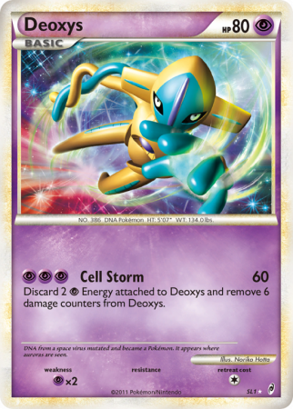 Deoxys SL1/106 HeartGold & SoulSilver Call of Legends