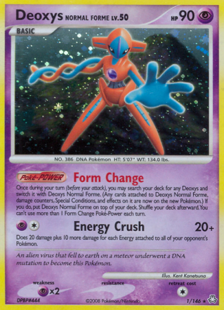 Deoxys Normal Forme 1/146 Diamond & Pearl Legends Awakened