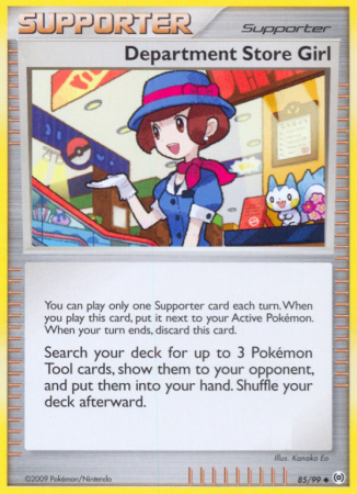 Department Store Girl 85/99 Platinum Arceus