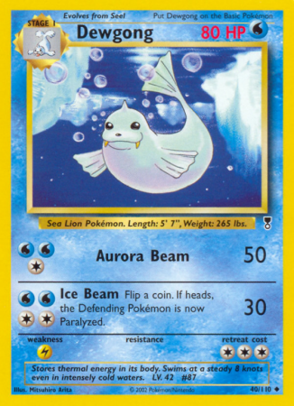 Dewgong 40/110 Other Legendary Collection
