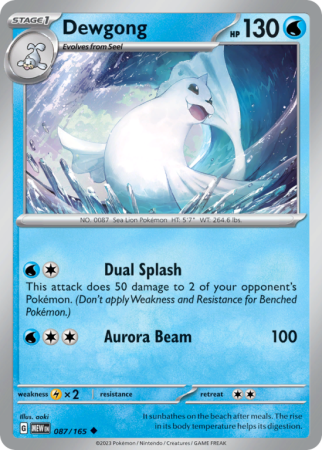 Dewgong 87/165