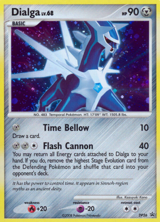 Dialga DP26/56 Diamond & Pearl DP Black Star Promos