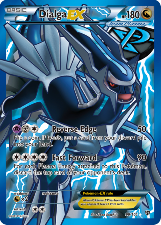 Dialga-EX 99/101 Black & White Plasma Blast