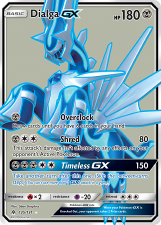 Dialga-GX 125/131 Sun & Moon Forbidden Light