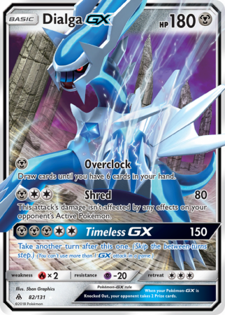 Dialga-GX 82/131 Sun & Moon Forbidden Light