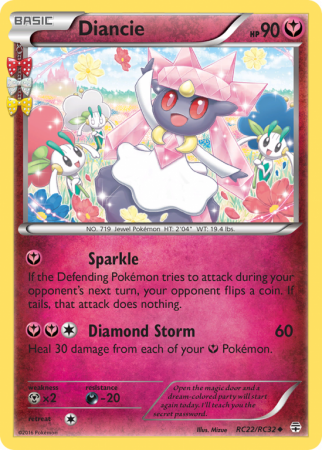 Diancie RC22/115 XY Generations