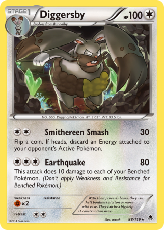 Diggersby 88/119 XY Phantom Forces