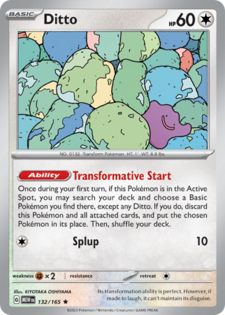 Ditto 132/165 Scarlet & Violet 151