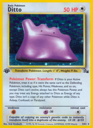 Ditto 3/62 Base Fossil
