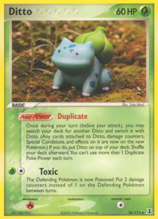 Ditto 36/113 EX Delta Species