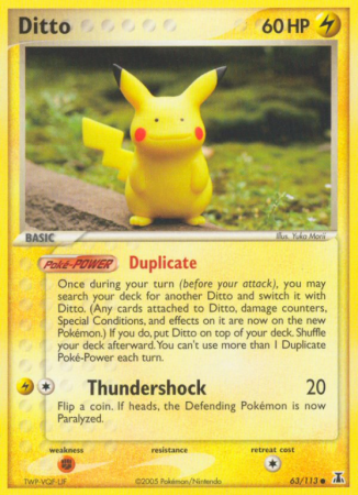 Ditto 63/113 EX Delta Species
