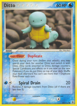 Ditto 64/113 EX Delta Species