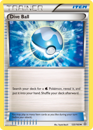 Dive Ball 125/160 XY Primal Clash