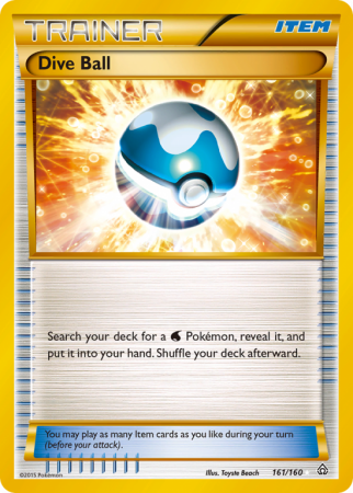 Dive Ball 161/160 XY Primal Clash