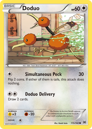 Doduo 115/162 XY BREAKthrough