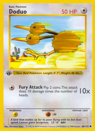 Doduo 48/102 Base Base Set