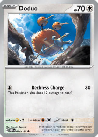 Doduo 84/165 Scarlet & Violet 151