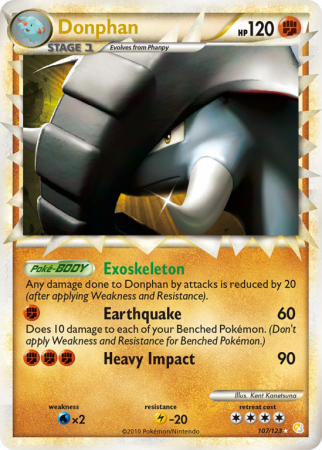 Donphan 107/123 HeartGold & SoulSilver HeartGold & SoulSilver