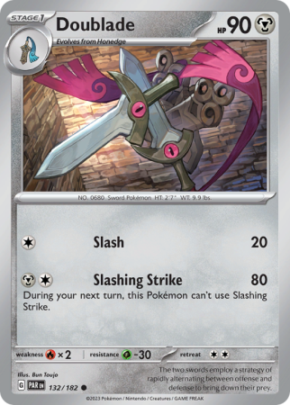 Doublade 132/182 Scarlet & Violet Paradox Rift