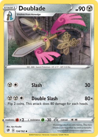 Doublade 134/192 Sword & Shield Rebel Clash