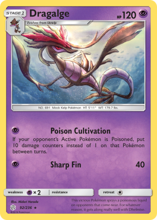 Dragalge 92/236 Sun & Moon Cosmic Eclipse