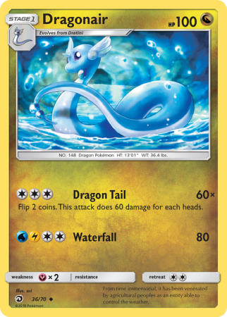 Dragonair 36/70 Sun & Moon Dragon Majesty