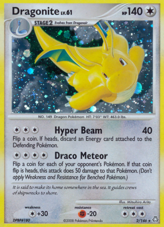 Dragonite 2/146 Diamond & Pearl Legends Awakened