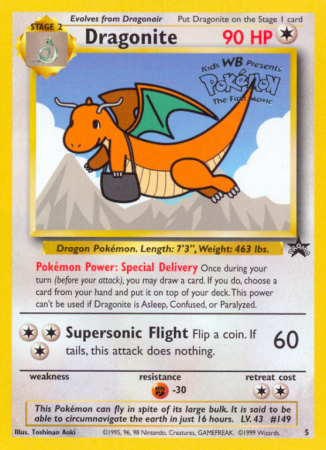 Dragonite 5/53 Base Wizards Black Star Promos