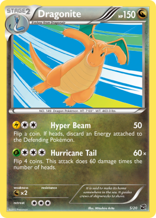 Dragonite 5/20 Black & White Dragon Vault