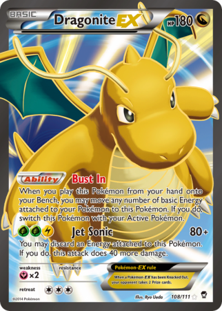 Dragonite-EX 108/111 XY Furious Fists