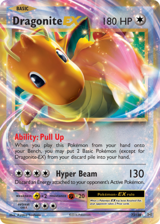 Dragonite-EX 72/108 XY Evolutions