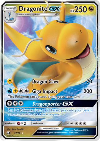 Dragonite-GX 37/70 Sun & Moon Dragon Majesty