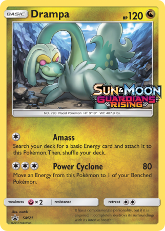 Drampa SM21/156 Sun & Moon SM Black Star Promos