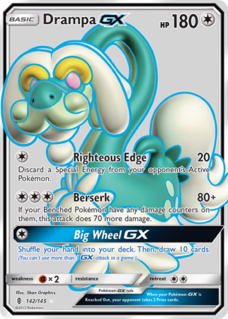 Drampa-GX 142/145 Sun & Moon Guardians Rising