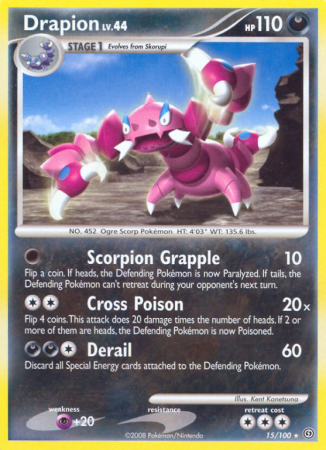 Drapion 15/100 Diamond & Pearl Stormfront